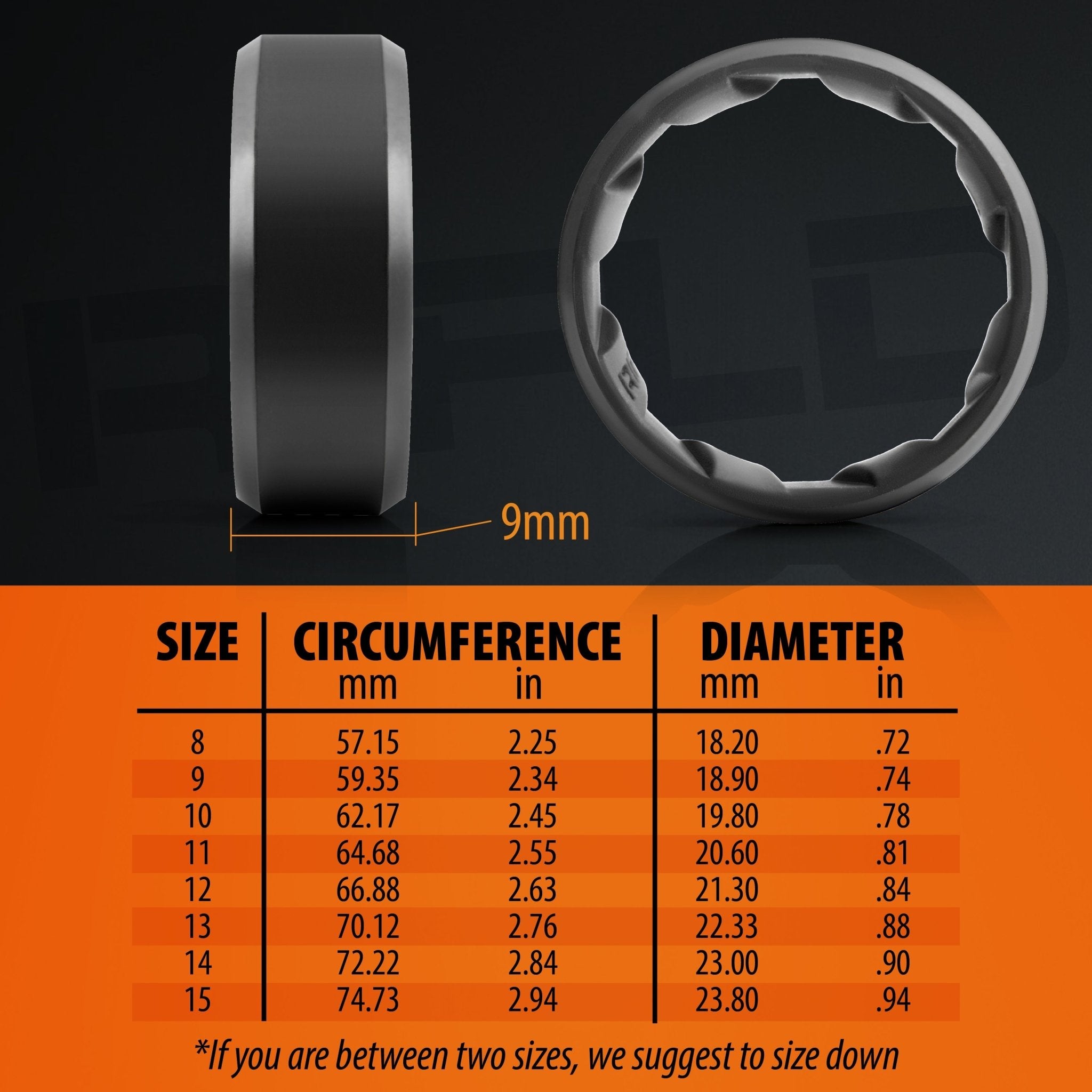 Tactical Silicone Ring Black - Rifld Ring Company