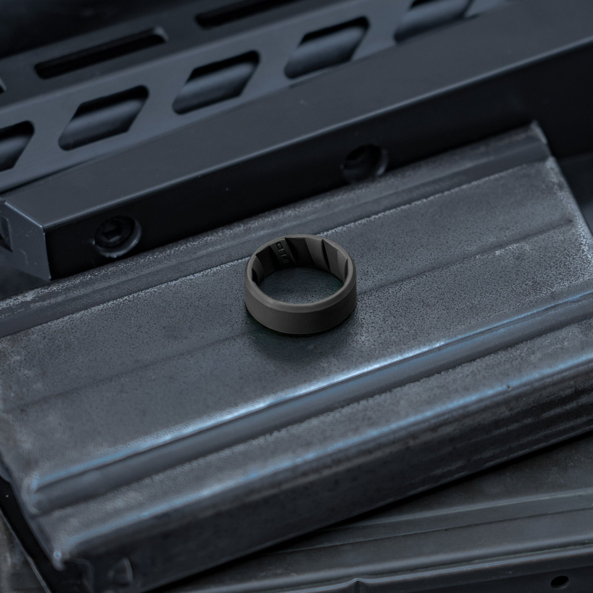Tactical Silicone Ring Black - Rifld Ring Company
