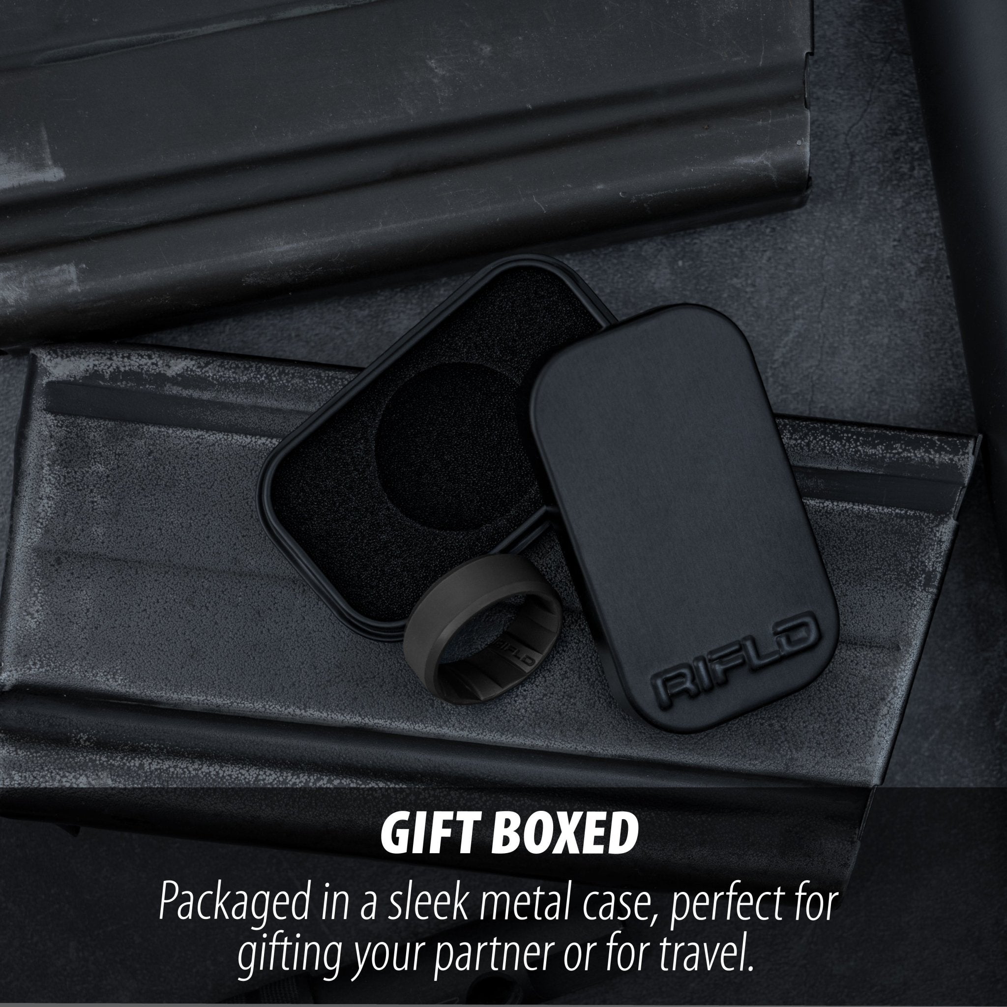 Tactical Silicone Ring Black - Rifld Ring Company
