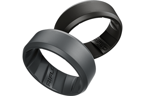Men's Tactical Silicone Rings, 9mm Wide 2.5mm Thick, Silicone wedding ...
