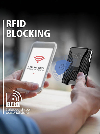 Tactical Carbon Fiber Money Clip Wallet - Rifld Ring Company