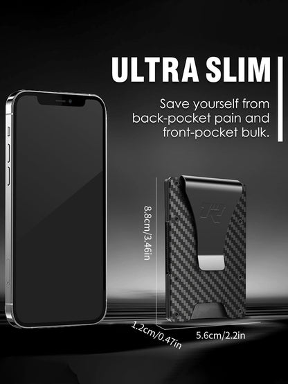 Tactical Carbon Fiber Money Clip Wallet - Rifld Ring Company