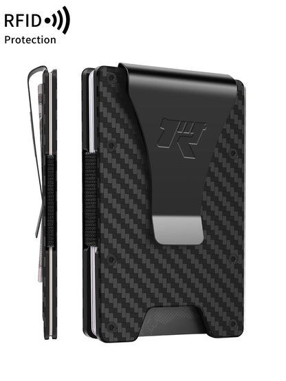 Tactical Carbon Fiber Money Clip Wallet - Rifld Ring Company