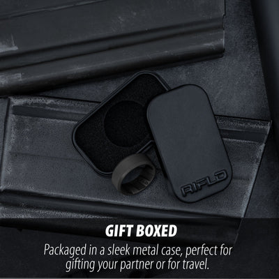 Tactical Silicone Ring Black - Rifld Ring Company