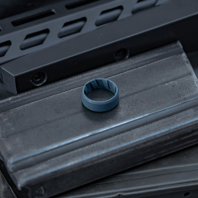 Tactical Silicone Ring Blue - Rifld Ring Company