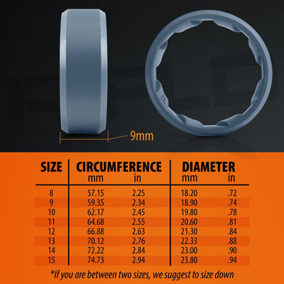 Tactical Silicone Ring Blue - Rifld Ring Company