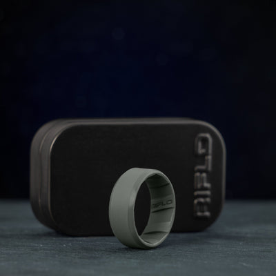 Tactical Silicone Ring Gunmetal - Rifld Ring Company