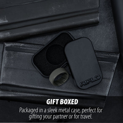 Tactical Silicone Ring Gunmetal - Rifld Ring Company