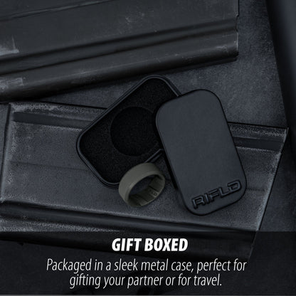 Tactical Silicone Ring Gunmetal - Rifld Ring Company