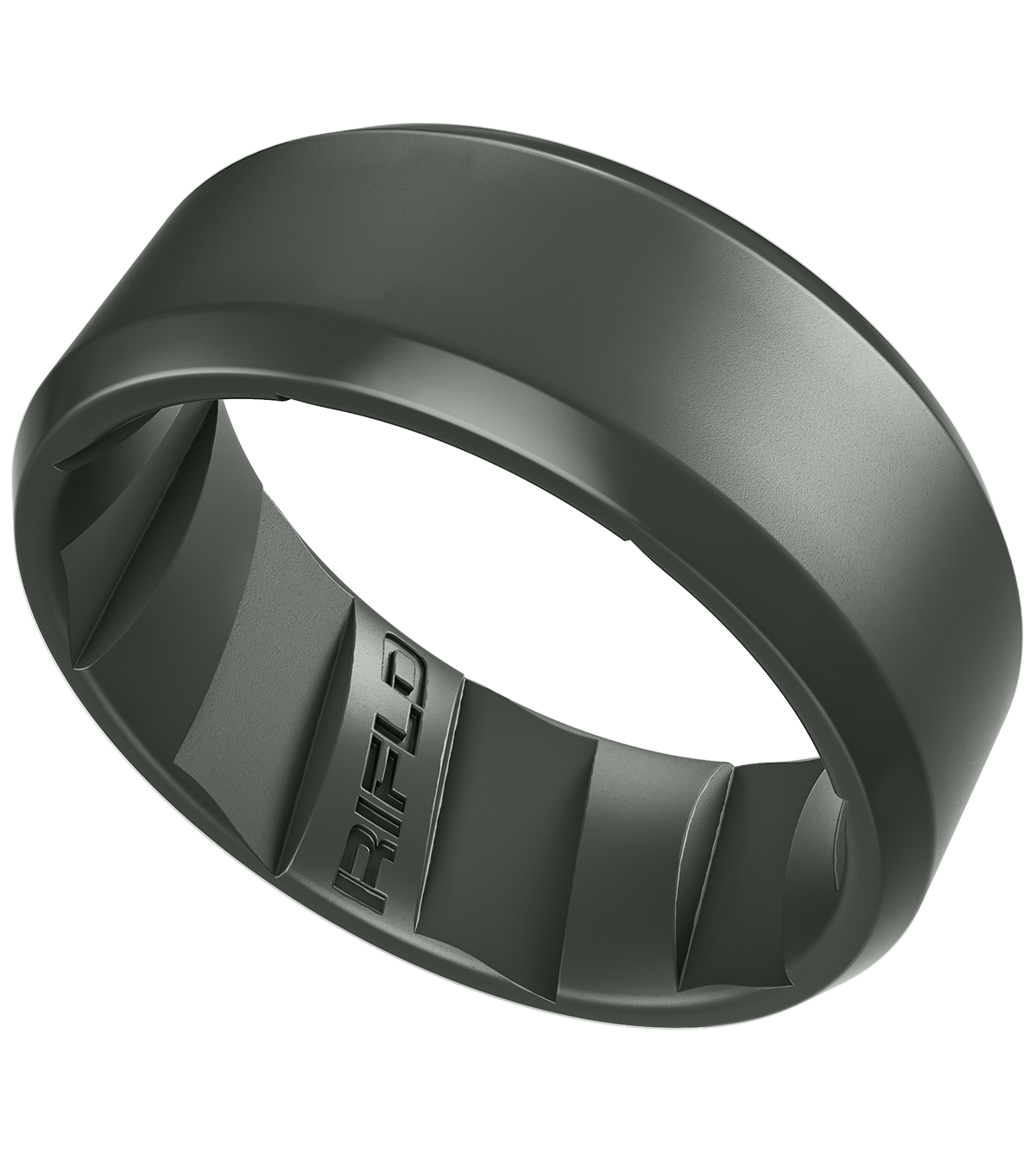 Tactical Silicone Ring Gunmetal - Rifld Ring Company