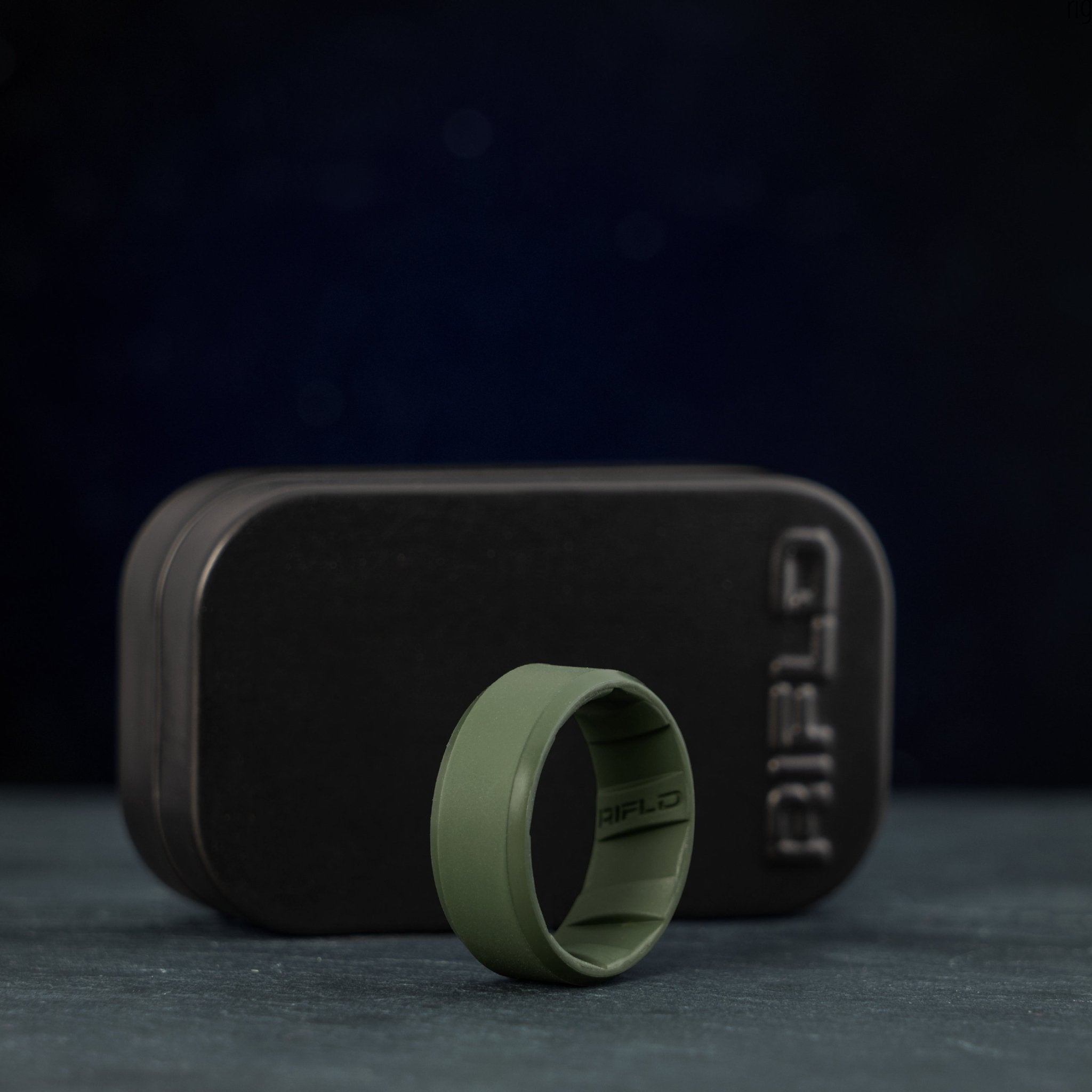 Tactical Silicone Ring Olive Drab - Rifld Ring Company
