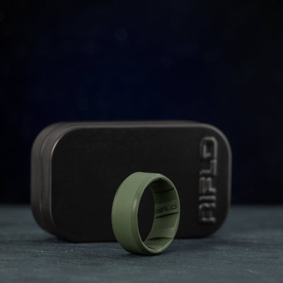 Tactical Silicone Ring Olive Drab - Rifld Ring Company
