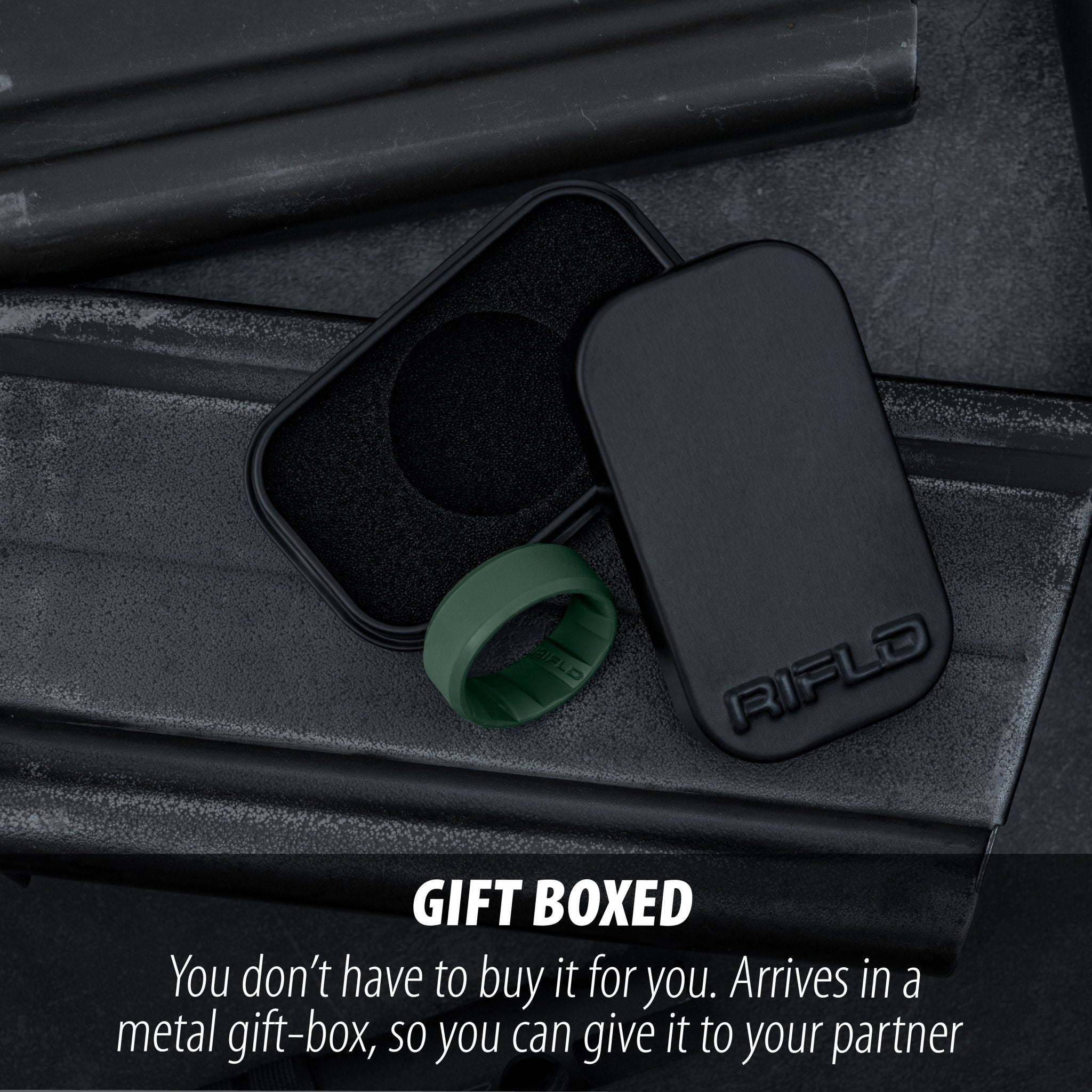 Tactical Silicone Ring Olive Drab - Rifld Ring Company