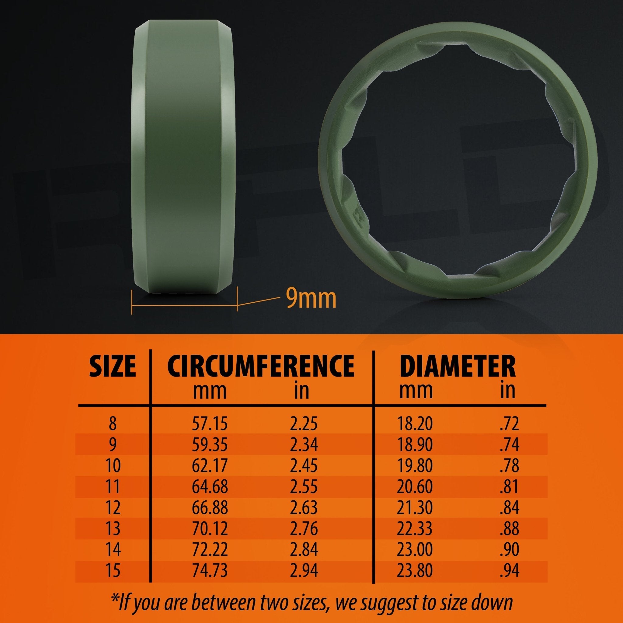 Tactical Silicone Ring Olive Drab - Rifld Ring Company